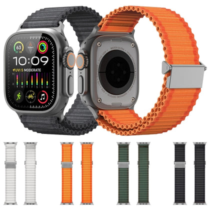 For Apple Watch Series 8 41mm DUX DUCIS YC Series Ocean Nylon Watch Band(Orange) - Watch Bands by DUX DUCIS | Online Shopping UK | buy2fix