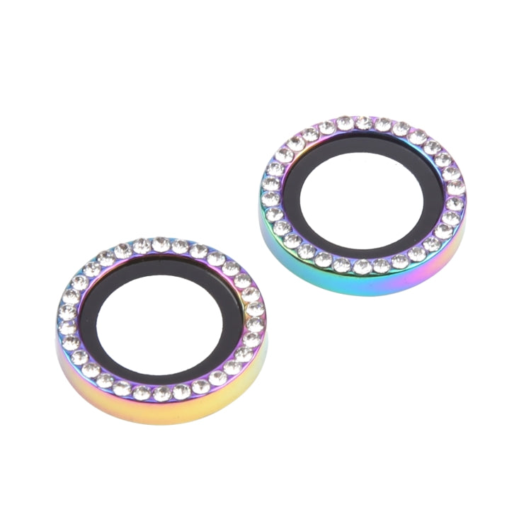 For iPhone 16 / 16 Plus 9H Point Drill Camera Lens Protector Ring(Colorful) - iPhone 16 Plus Tempered Glass by buy2fix | Online Shopping UK | buy2fix