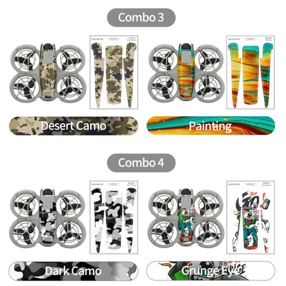 For DJI Neo 2pcs Combo Drone Body Protective Stickers(Graffiti Boom + Ghost Pop) - Stickers by Sunnylife | Online Shopping UK | buy2fix