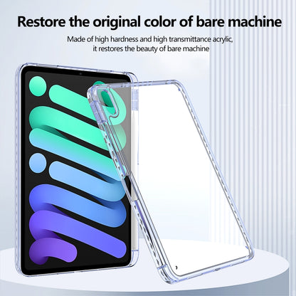 For iPad Pro 13 2024 Acrylic Hybrid TPU Tablet Case with Pen Slot(Lavender) - iPad Pro 13 2024 Cases by buy2fix | Online Shopping UK | buy2fix