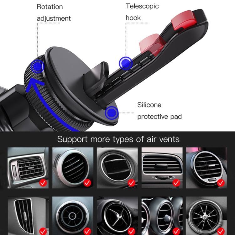 Yesido C128 Car Air Outlet Magnetic Phone Holder(Black) - Car Holders by Yesido | Online Shopping UK | buy2fix