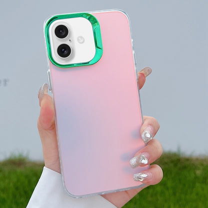 For iPhone 16 Plus Color Plating Discoloration PC Phone Case(Green) - iPhone 16 Plus Cases by buy2fix | Online Shopping UK | buy2fix