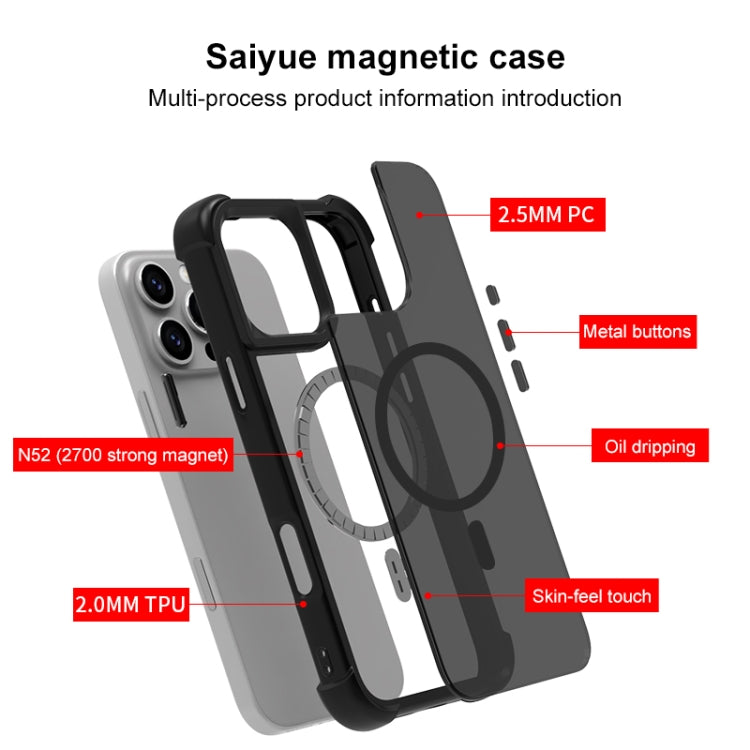 For iPhone 16 Skin Feel MagSafe Phone Case(Grey) - iPhone 16 Cases by buy2fix | Online Shopping UK | buy2fix