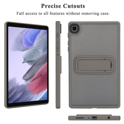 For Samsung Galaxy Tab A7 Lite Skin Feel Holder PC Hybrid TPU Tablet Case(Grey) - Tab A7 Lite T220 / T225 by buy2fix | Online Shopping UK | buy2fix