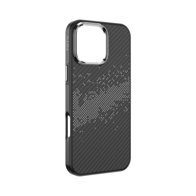 For iPhone 16 Pro TOTU PC-30 Kevlar Textured MagSafe Magnetic Phone Case(Black) - iPhone 16 Pro Cases by TOTUDESIGN | Online Shopping UK | buy2fix