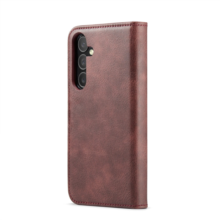 For Samsung Galaxy A16 5G DG.MING Crazy Horse Texture Detachable Magnetic Leather Case(Red) - Galaxy Phone Cases by DG.MING | Online Shopping UK | buy2fix