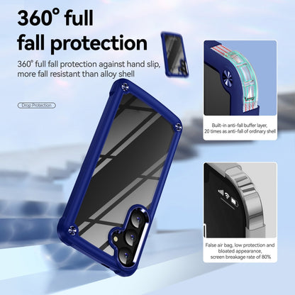 For Samsung Galaxy S25+ 5G TPU + PC Lens Protection Phone Case(Blue) - Galaxy S25+ 5G Cases by buy2fix | Online Shopping UK | buy2fix