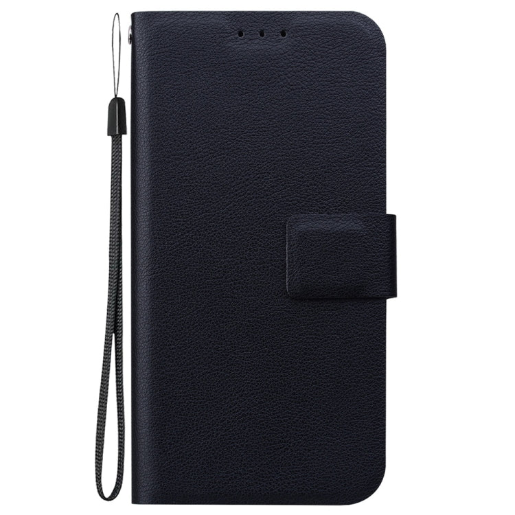 For OnePlus 13 Ultra-thin Voltage Magnetic Buckle Leather Phone Case(Black) - OnePlus Cases by buy2fix | Online Shopping UK | buy2fix