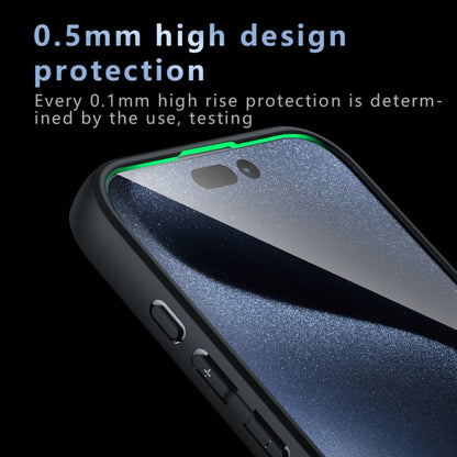 For iPhone 16 Pro Armor MagSafe Precise Hole PC Hybrid TPU Phone Case(Frosted Black) - iPhone 16 Pro Cases by buy2fix | Online Shopping UK | buy2fix