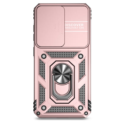 For Samsung Galaxy S25 5G Sliding Camshield Holder Phone Case(Rose Gold) - Galaxy S25 5G Cases by buy2fix | Online Shopping UK | buy2fix