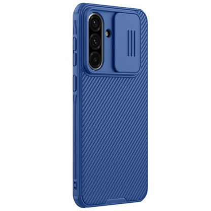 For Samsung Galaxy A36 5G NILLKIN Black Mirror Pro Series Camshield PC Phone Case(Blue) - Galaxy Phone Cases by NILLKIN | Online Shopping UK | buy2fix