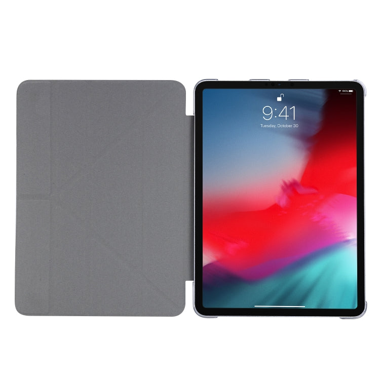 Silk Texture Horizontal Deformation Flip Leather Case with Three-folding Holder For iPad Air 11 2024 / Air 2022 / 2020 10.9(Green) - iPad Air (2022) / (2020) 10.9 Cases by buy2fix | Online Shopping UK | buy2fix