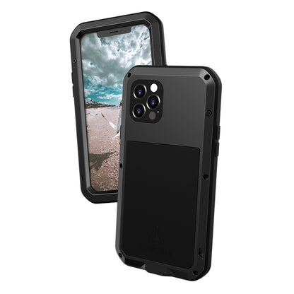 For iPhone 12 Pro LOVE MEI Metal Shockproof Life Waterproof Dustproof Protective Case(Silver) - iPhone 12 / 12 Pro Cases by LOVE MEI | Online Shopping UK | buy2fix