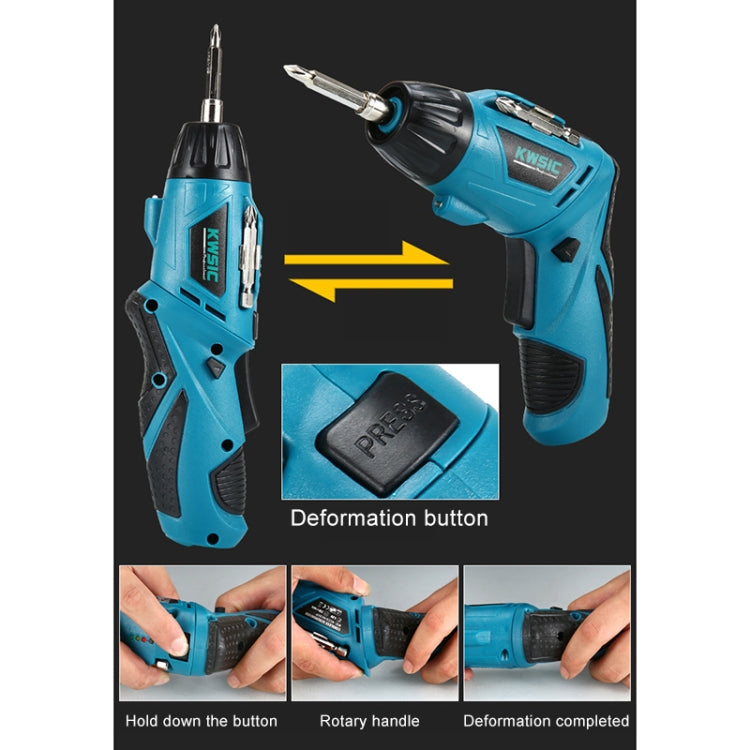 KANGRUI 4.8V Multi-functional Household Electric Screwdriver Electric Drill Electric Screwdriver Set - Drill & Drill Bits by buy2fix | Online Shopping UK | buy2fix