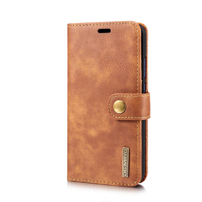 Crazy Horse Texture Flip Detachable Magnetic Leather Case for Huawei P20 Lite, with Holder & Card Slots & Wallet(Brown) - Huawei Cases by DG.MING | Online Shopping UK | buy2fix