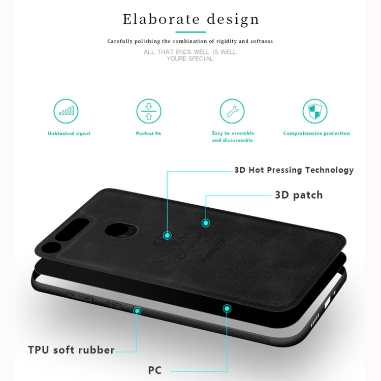 PINWUYO Shockproof Waterproof Full Coverage PC + TPU + Skin Protective Case for Huawei Honor View 20 (Brown) - Honor Cases by PINWUYO | Online Shopping UK | buy2fix