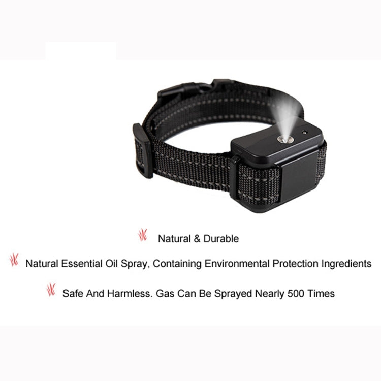 WELLTURN B490 Rechargeable Waterproof Pet Dog Training Automatic Spray Anti Barking Collar(Black) - Training Aids by buy2fix | Online Shopping UK | buy2fix