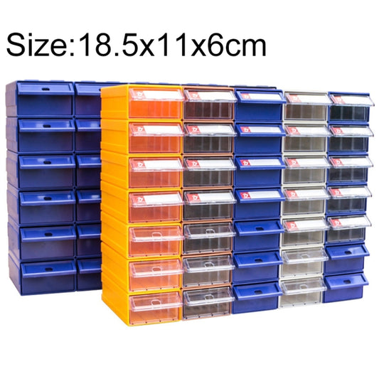 Thickened Combined Plastic Parts Cabinet Drawer Type Component Box Building Block Material Box Hardware Box, Random Color Delivery, Size: 18.5cm x 11cm x 6cm - Storage Bags & Boxes by buy2fix | Online Shopping UK | buy2fix