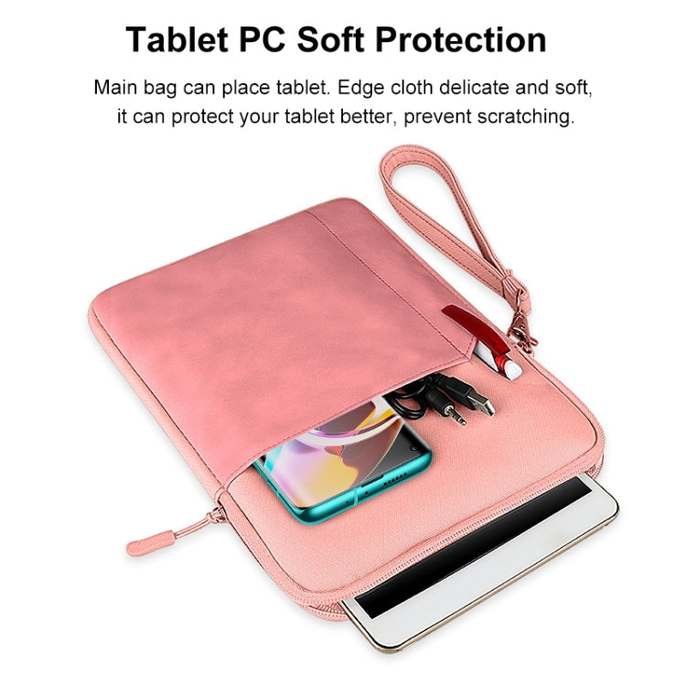 HAWEEL Splash-proof Pouch Sleeve Tablet Bag for iPad, 9.7 -11 inch Tablets(Pink) - Protective Bag by HAWEEL | Online Shopping UK | buy2fix