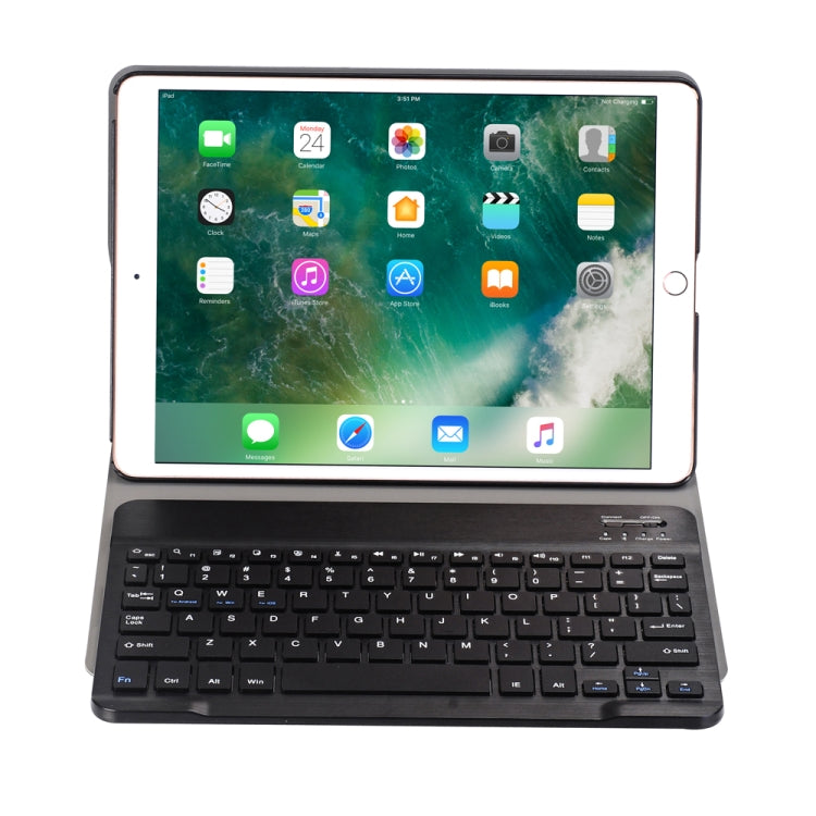 A102 For iPad 10.2 inch Ultra-thin Detachable Bluetooth Keyboard Leather Tablet Case with Stand Function(Dark Blue) - Universal by buy2fix | Online Shopping UK | buy2fix