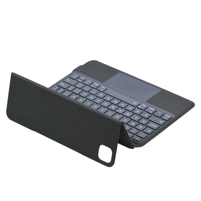 P3125-6 Grid Bluetooth Keyboard Leather Case with Touch Pad For iPad Air 5 10.9 2022 / Air 4 10.9 2020 / iPad Pro 11 2021/2020/2018(Black) - Universal by buy2fix | Online Shopping UK | buy2fix