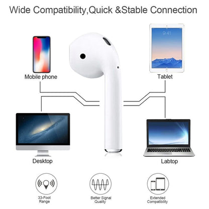 Lanpice XY-PODS10 TWS Bluetooth Headset 5.0 Full Touch Support Open Cover Popup Bluetooth Headset Support Wireless Charge Function - TWS Earphone by buy2fix | Online Shopping UK | buy2fix