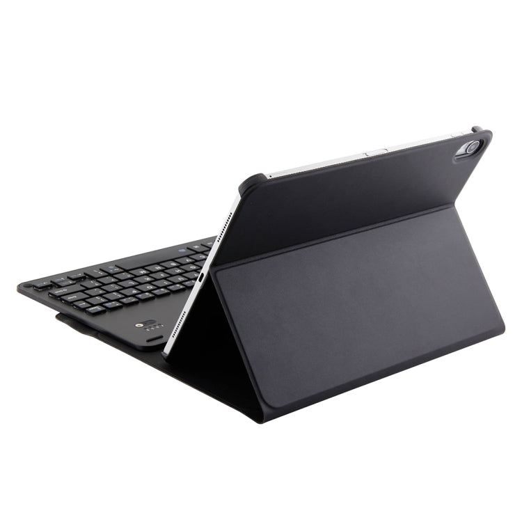 1139B Detachable Bluetooth 3.0 Aluminum Alloy Keyboard + Lambskin Texture Leather Tablet Case for iPad Pro 11 inch (2018), with Three-gear Adjustment / Magnetic / Sleep Function (Black) - For iPad Pro by buy2fix | Online Shopping UK | buy2fix