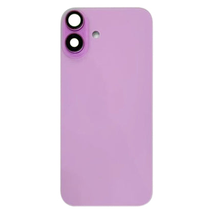 For iPhone 16 Plus Battery Back Cover with Camera Lens Cover(Pink) -  by buy2fix | Online Shopping UK | buy2fix