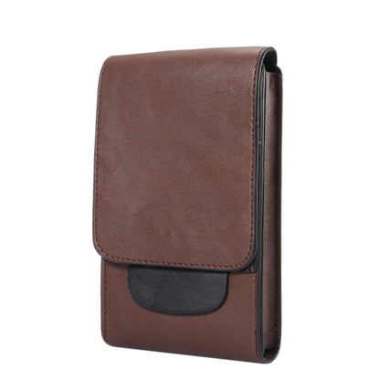 6.3 inch and Below Universal Crazy Horse Texture 3 Pouches Vertical Flip Leather Case with Belt Hole & Climbing Buckle for Galaxy Note 8, Sony, Huawei, Meizu, Lenovo, ASUS, Cubot, Oneplus, Oukitel, Xiaomi, DOOGEE, Vkworld, and other Smartphones(Brown) - More iPhone Cases by buy2fix | Online Shopping UK | buy2fix