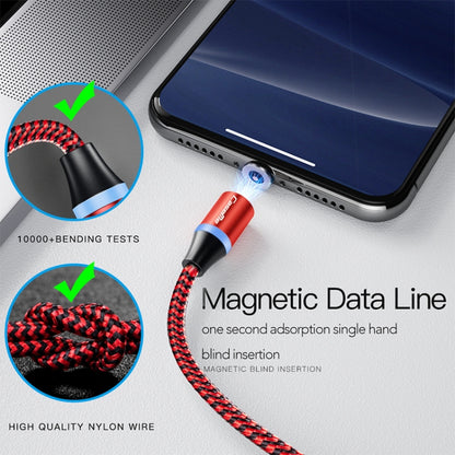 CaseMe Series 2 USB to 8 Pin Magnetic Charging Cable, Length: 1m (Red) - Charging Cable & Head by CaseMe | Online Shopping UK | buy2fix