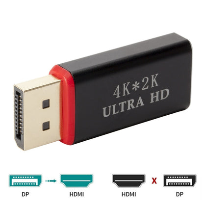 4K x 2K Display Port to HDMI Converter(Black) - Converter & Adapter by buy2fix | Online Shopping UK | buy2fix