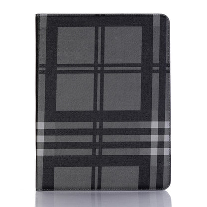 Plaid Texture Horizontal Flip PU Leather Case for iPad Air 13 2024 / iPad Pro 12.9 inch (2018), with Holder & Card Slots & Wallet (Grey) - iPad Pro 12.9 (2018) Cases by buy2fix | Online Shopping UK | buy2fix