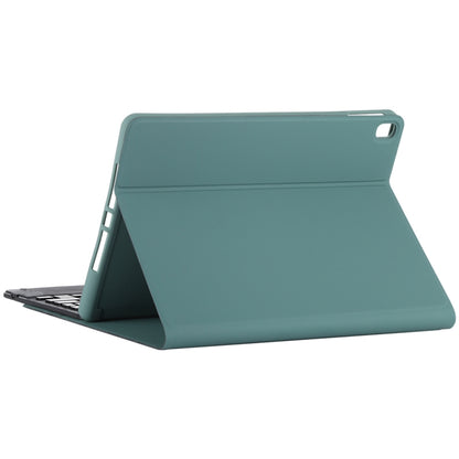 TG-102BCS Detachable Bluetooth Black Keyboard + Microfiber Leather Tablet Case for iPad 10.2 inch / iPad Air (2019), with Touch Pad & Backlight & Pen Slot & Holder (Dark Green) - For iPad Air by buy2fix | Online Shopping UK | buy2fix