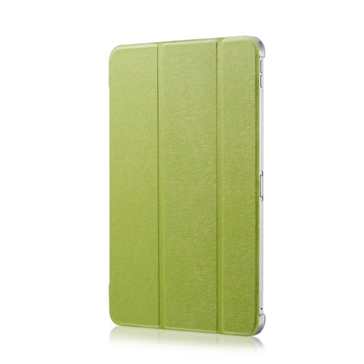 Silk Texture Horizontal Flip  Clip Magnetic PU Leather Case for iPad Air 13 2024 / iPad Pro 12.9 inch (2018), with Three-folding Holder & Sleep / Wake-up Function(Green) - iPad Pro 11 (2018) Cases by buy2fix | Online Shopping UK | buy2fix