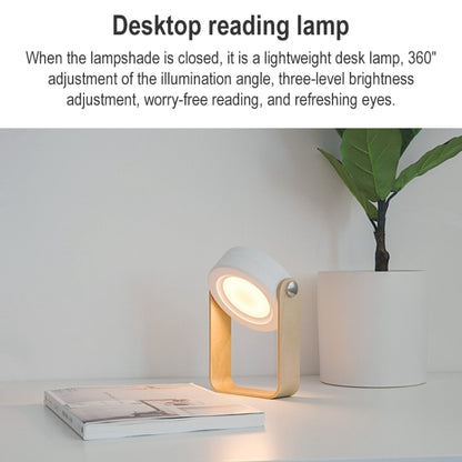 JP-dld 2.5W Portable Telescopic Lantern Night Light Children Eye Protection Reading Touch LED Desk lamp (White) - Desk Lamps by buy2fix | Online Shopping UK | buy2fix