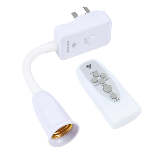 E27 Socket Remote Control Lamp Light Holder Base Converter with Switch, AU Plug (White) - Lamp Holders & Bases by buy2fix | Online Shopping UK | buy2fix