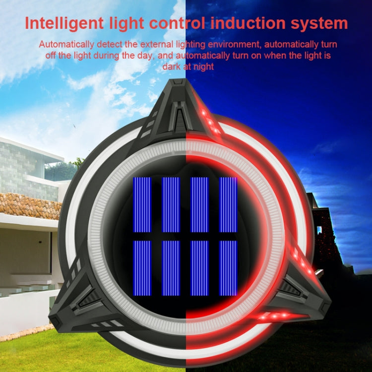 TG-JG00128 8 LEDs Spotted Long Tube Solar Outdoor Waterproof Plastic Garden Decorative Ground Plug Light Intelligent Light Control Buried Light, Colorful Dimming - Solar Lights by buy2fix | Online Shopping UK | buy2fix