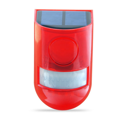 Solar Powered Sound-light Alarm Warning Light IP65 Waterproof 110 dB Burglar Alarm - Solar Lights by buy2fix | Online Shopping UK | buy2fix