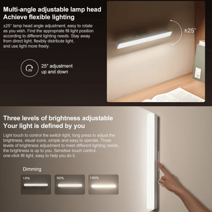 Original Xiaomi Mijia Magnetic Reading Lamp 2000mAh Type-C Rechargeable LED Desk Lamp - Desk Lamps by Xiaomi | Online Shopping UK | buy2fix