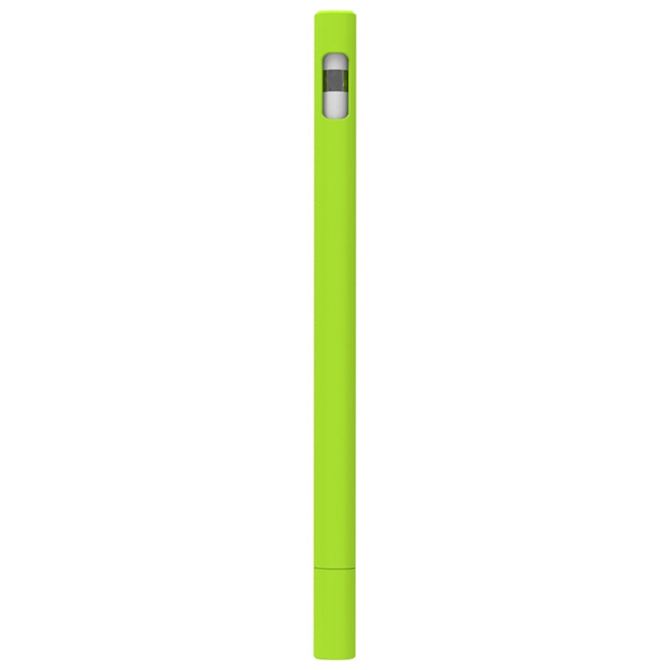 LOVE MEI For Apple Pencil 1 Triangle Shape Stylus Pen Silicone Protective Case Cover (Fluorescent Green) - Pencil Accessories by LOVE MEI | Online Shopping UK | buy2fix