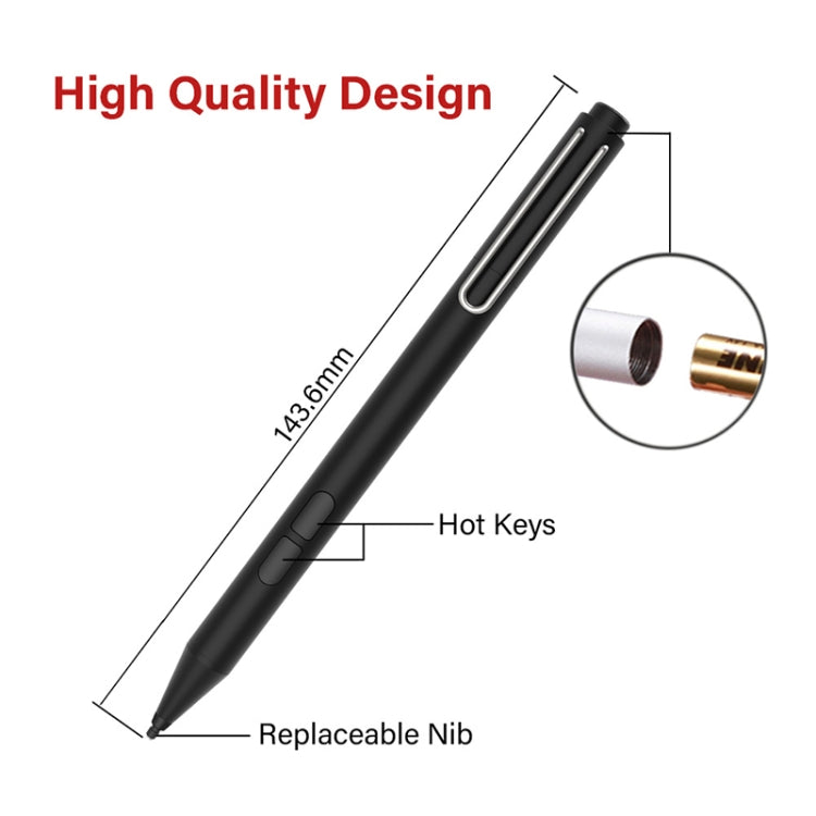 JD02 Prevent Accidental Touch Stylus Pen for MicroSoft Surface Series (Black) - Stylus Pen by buy2fix | Online Shopping UK | buy2fix