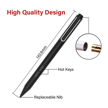 JD02 Prevent Accidental Touch Stylus Pen for MicroSoft Surface Series (Black) - Stylus Pen by buy2fix | Online Shopping UK | buy2fix