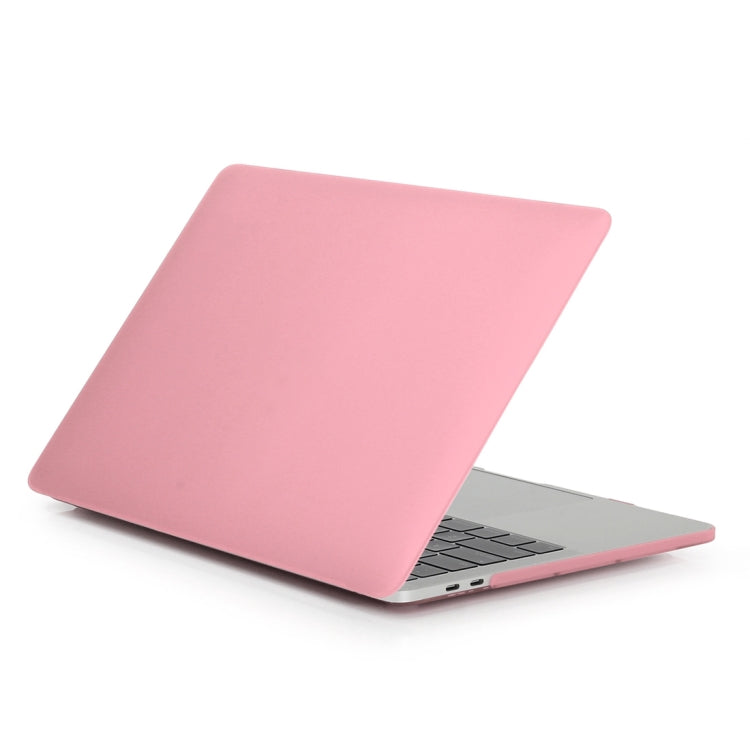 ENKAY Hat-Prince 2 in 1 Frosted Hard Shell Plastic Protective Case + US Version Ultra-thin TPU Keyboard Protector Cover for 2016 New MacBook Pro 15.4 inch with Touchbar (A1707)(Pink) - MacBook Pro Cases by ENKAY | Online Shopping UK | buy2fix