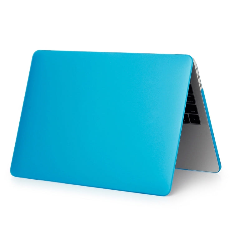 ENKAY Hat-Prince 2 in 1 Frosted Hard Shell Plastic Protective Case + US Version Ultra-thin TPU Keyboard Protector Cover for 2016 New MacBook Pro 15.4 inch with Touchbar (A1707)(Blue) - MacBook Pro Cases by ENKAY | Online Shopping UK | buy2fix