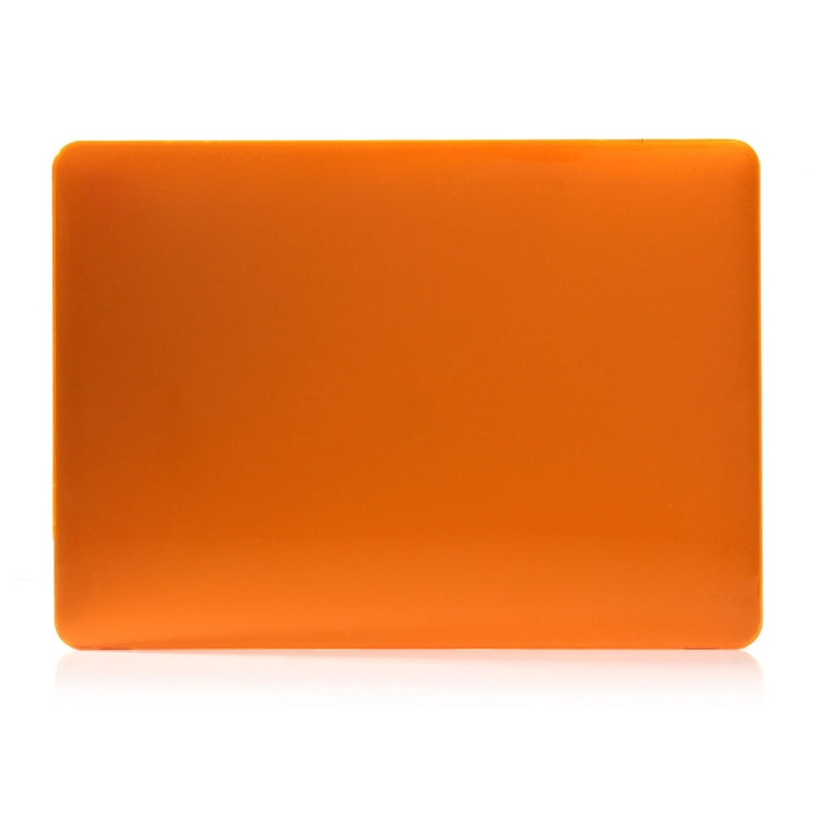 ENKAY Hat-Prince 2 in 1 Crystal Hard Shell Plastic Protective Case + Europe Version Ultra-thin TPU Keyboard Protector Cover for 2016 MacBook Pro 15.4 Inch with Touch Bar (A1707) (Orange) - MacBook Pro Cases by ENKAY | Online Shopping UK | buy2fix