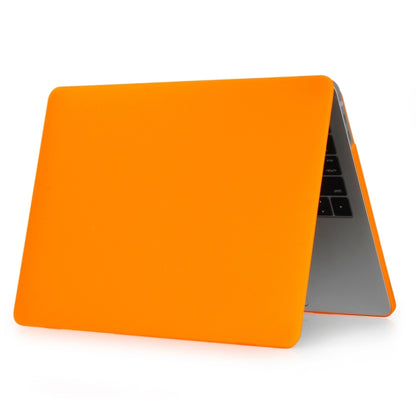 Laptop Frosted Style PC Protective Case for MacBook Pro 15.4 inch A1990 (2018)(Orange) - MacBook Pro Cases by buy2fix | Online Shopping UK | buy2fix