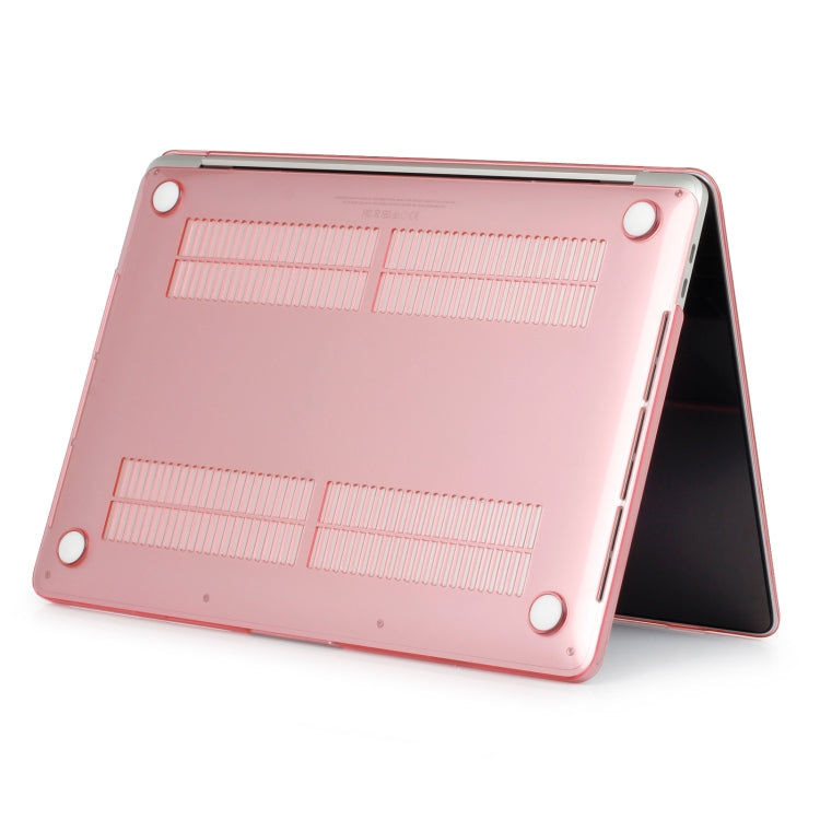 Laptop Crystal Style PC Protective Case for MacBook Pro 13.3 inch A1989 (2018) / A2159 / A2251 / A2289 / A2338(Pink) - MacBook Pro Cases by buy2fix | Online Shopping UK | buy2fix