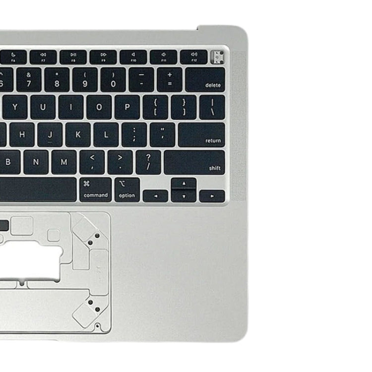 For Macbook Air 13 2020 M1 A2337 EMC3598 C-side Cover + US Edition Key Board (Silver) - Bottom Cover by buy2fix | Online Shopping UK | buy2fix