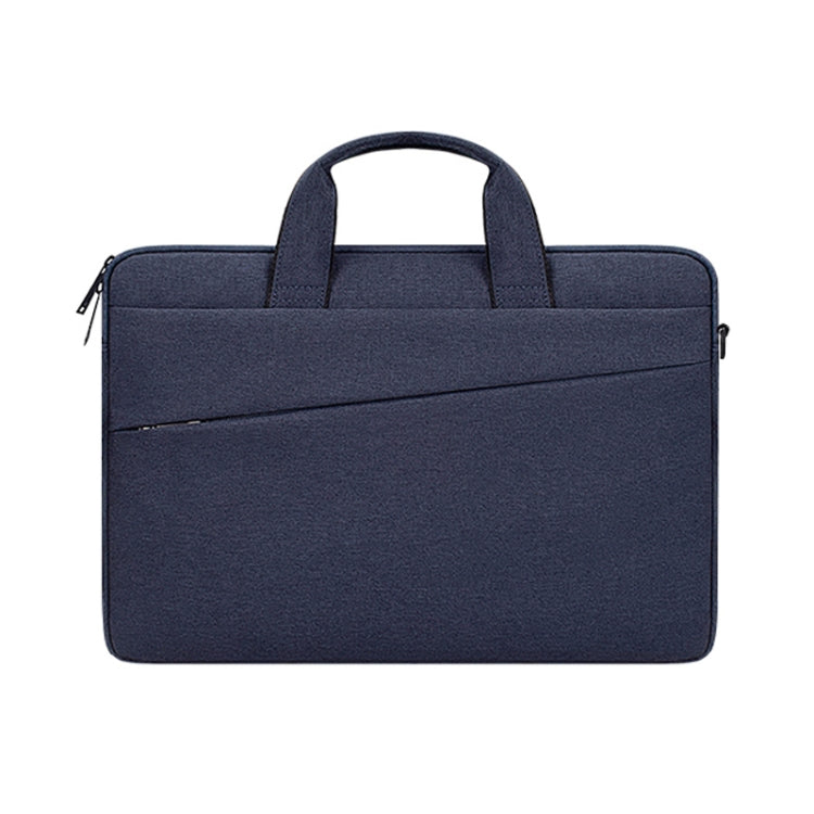 ST03S 13.3 inch Double Side Pockets Wearable Oxford Cloth Soft Handle Portable Laptop Tablet Bag(Navy Blue) - 13.3 inch by buy2fix | Online Shopping UK | buy2fix