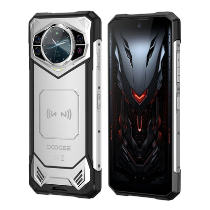 [HK Warehouse] DOOGEE S200 Rugged Phone, 12GB+256GB, Side Fingerprint, 6.72 inch Android 14 Dimensity 7050 Octa Core 2.6GHz, Network: 5G, OTG, NFC  (Silver) - DOOGEE by DOOGEE | Online Shopping UK | buy2fix